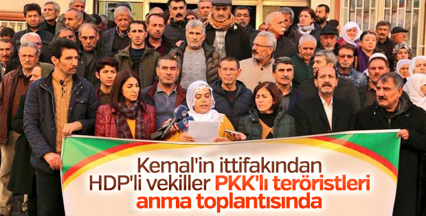 HDP, hendek operasyonlarında ölen teröristleri andı