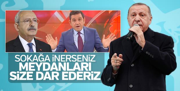 Erdoğan'dan Kılıçdaroğlu'na: Bu defa kaçmaya fırsat bulamazsın