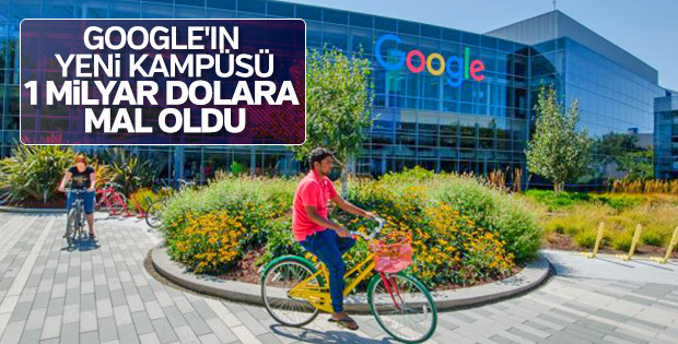Google, 1 milyar dolarlık yeni kampüsünü kuruyor