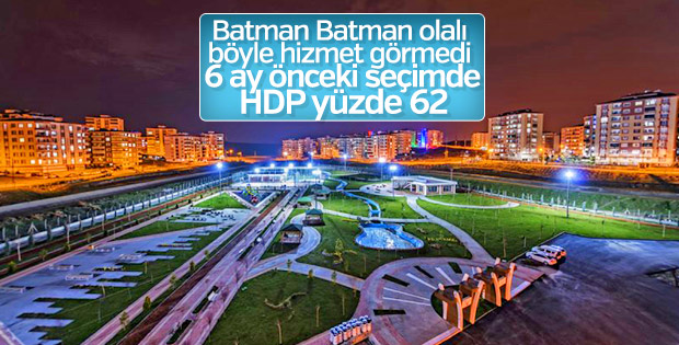 Kayyum, Batman'ı çiçek bahçesine dönüştürdü