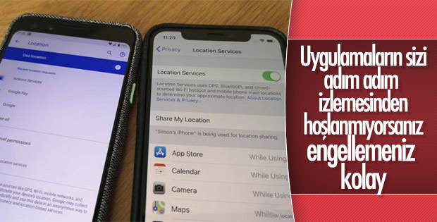 Uygulamaların konumunuzu izlemesi nasıl engellenir