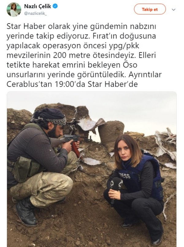 Nazlı Çelik, Cerablus'ta