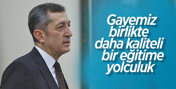 Bakan Ziya Selçuk: Hedefimiz kaliteli eğitim