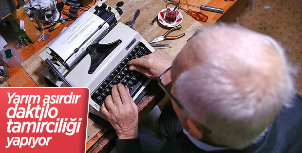Zamana direnen daktilo ustası