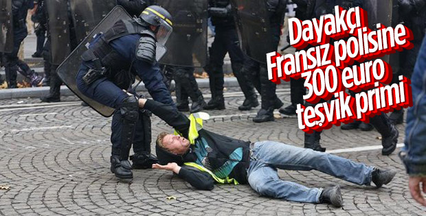 Fransız polisine 300 euro prim