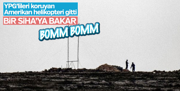 Teröristler kazdıkları hendeklerin başında toplantı yaptı
