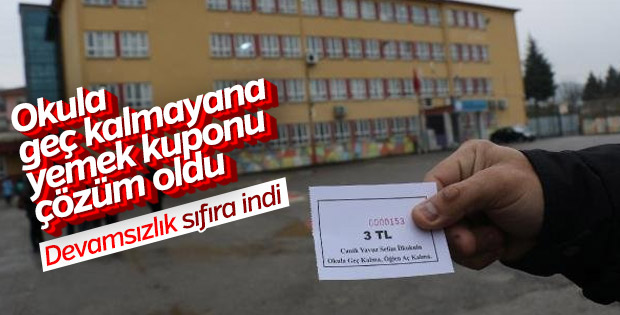 Okula geç kalma öğlen aç kalma projesi, çözüm oldu