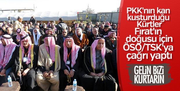 Suriyeli aşiret ve kabile reisleri Türkiye'nin yanında