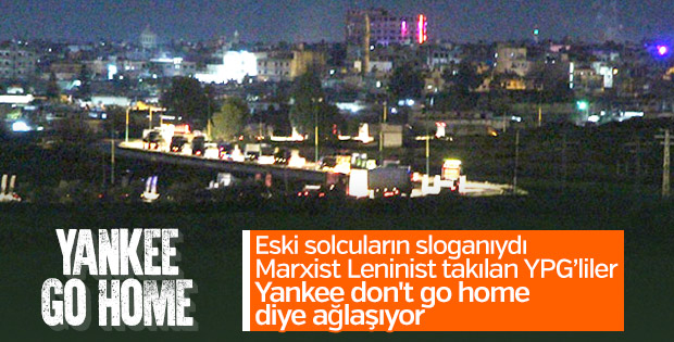 ABD'ye ait tırlar bölgeden çekiliyor