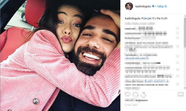 Kadir Doğulu'dan ayrılık iddialarını fotoğraflı cevap