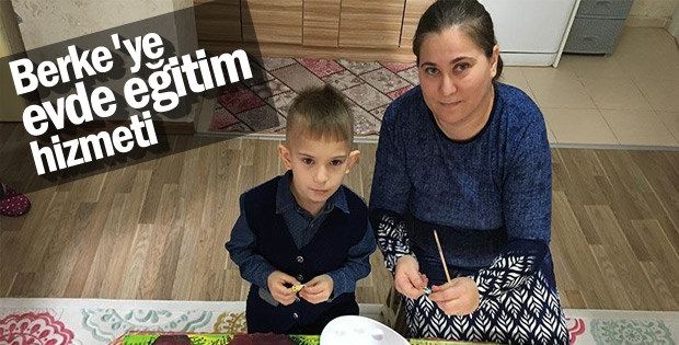 Öğretmenden böbrek nakli yapılan Berk'e evde eğitim