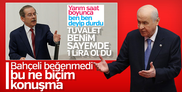 Şener kendini överken Meclis şaşkınlıkla dinledi