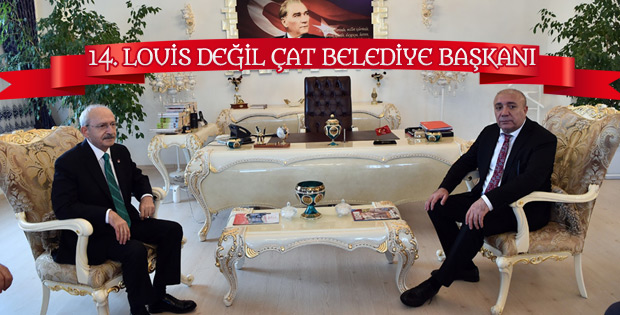 CHP'li Çat Belediye Başkanı'nın şaşaalı odası