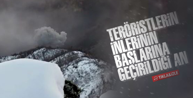 Tunceli'de teröristlerin öldürülme anı kameraya alındı