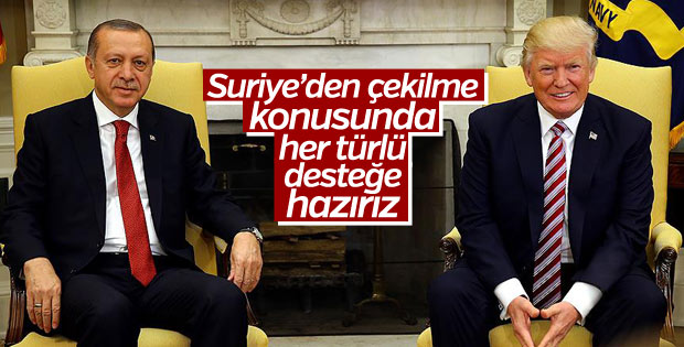 Erdoğan ile Trump Suriye'yi görüştü