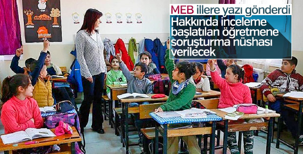 İnceleme ve soruşturma raporları öğretmenlere verilecek