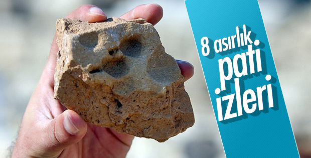 Tarihi Kadıkalesi'nde 8 asırlık pati izleri