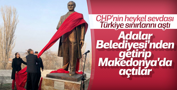Makedonya'ya Atatürk anıtı