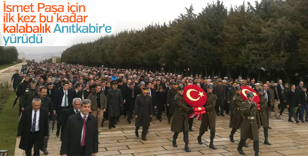 İsmet İnönü mezarı başında anıldı
