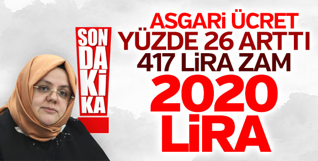 Asgari ücret belli oldu