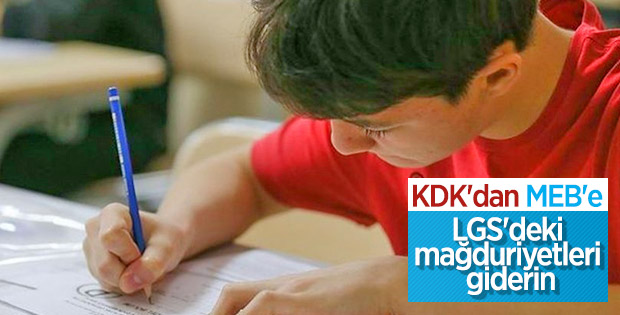 KDK'dan Milli Eğitim Bakanlığı'na tavsiye kararı