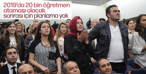 Selçuk: 2019 için başka öğretmen ataması planlaması yok