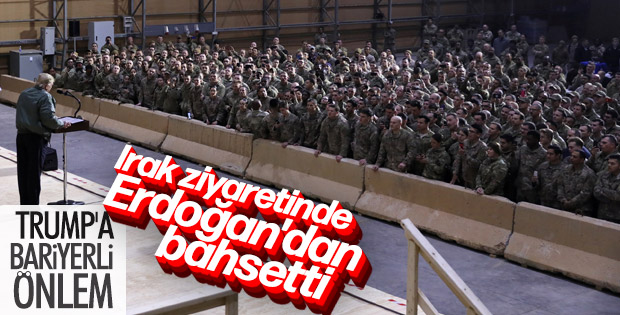 Trump Irak ziyaretinde Erdoğan'dan bahsetti