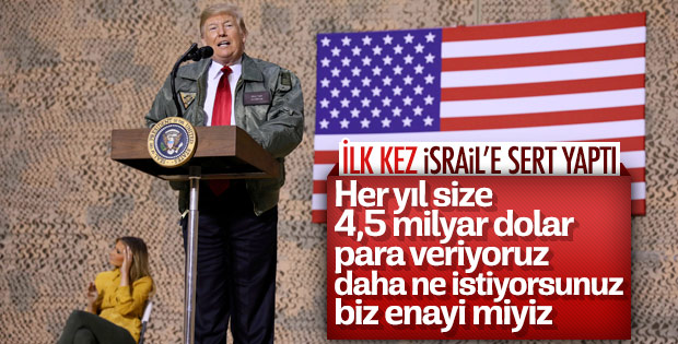 Trump İsrail'e Suriye'den çekilme cevabı verdi