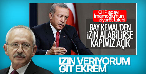 İmamoğlu: Erdoğan ile görüşmek için izin aldım