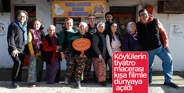 Köylü kadınlarının tiyatro başarısı