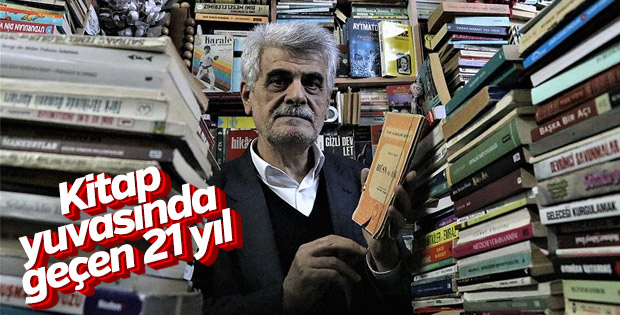 Severek yaptığı kitap işini 21 yıldır sürdürüyor