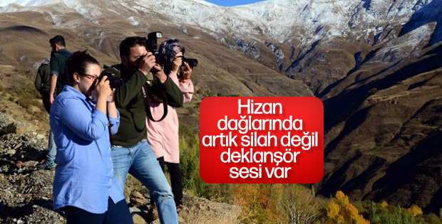 Terörden temizlenen Hizan, fotoğrafçıların gözdesi oldu