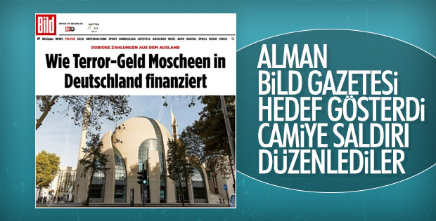 Bild'in hedef gösterdiği camilere saldırı