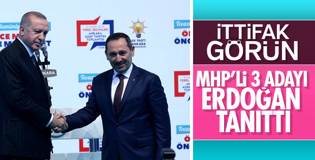 Erdoğan, Ankara'da da MHP adaylarını tanıttı