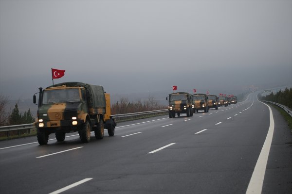 Suriye sınırına askeri sevkiyat 