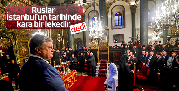 Poroşenko İstanbul'da pazar ayininde