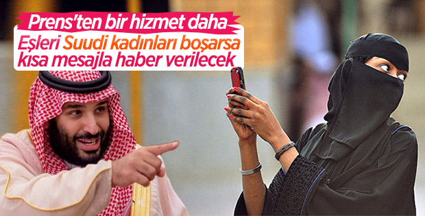 Suudi Arabistan'da kadınlara boşanma mesajı hakkı