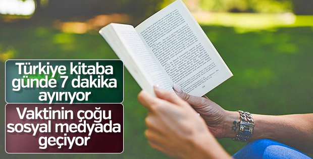 Günde ortalama 7 dakika kitap okuyoruz