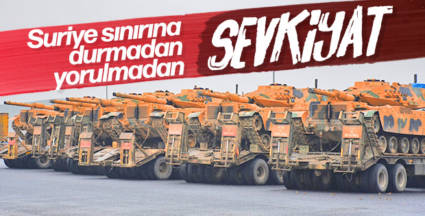 Suriye sınırına sevkiyatta son durum