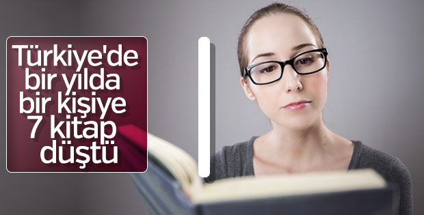 Türkiye'de 2018'de kişi başına 7 kitap düştü