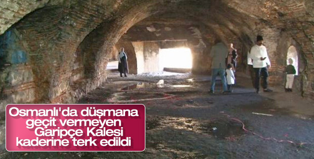 Tarihi Garipçe Kalesi bakıma muhtaç
