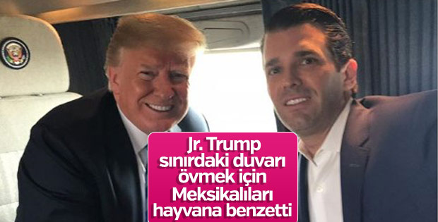Trump'ın oğlundan tepki çeken duvar paylaşımı