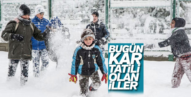 10 Ocak Perşembe günü kar tatili olan iller