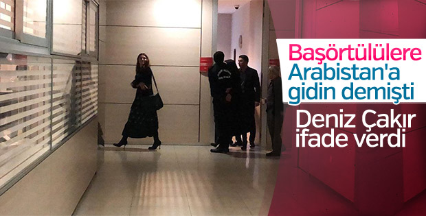 Deniz Çakır Çağlayan Adliyesi'nde ifade verdi