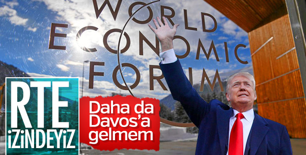 Trump Davos'a gitmeyeceğini açıkladı