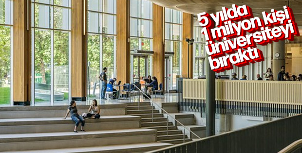 Üniversiteyi terk eden öğrenci sayısında artış
