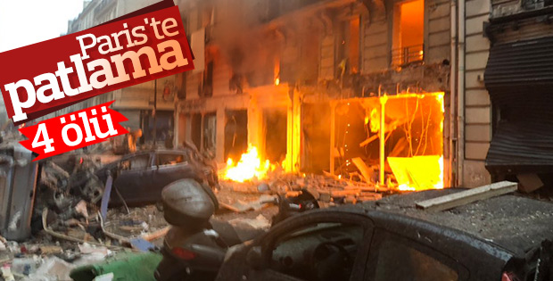 Paris'te patlama