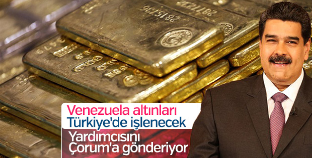 Venezuela'dan Çorum'daki altın tesislerine ziyaret