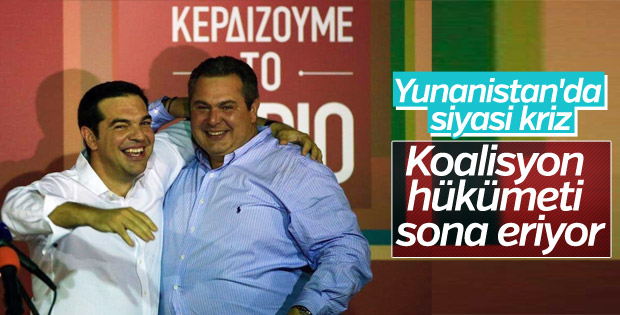 Yunanistan'da koalisyon hükümeti sona eriyor