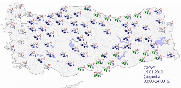 İstanbul'a kar geliyor
